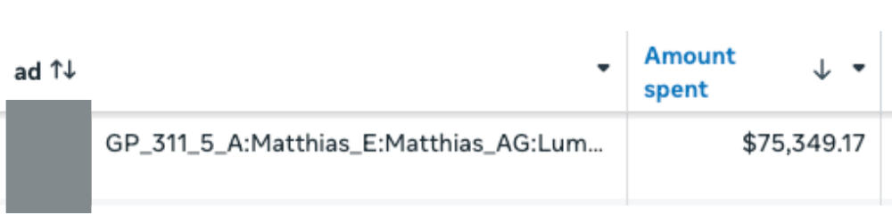 Health Brand ad screenshot